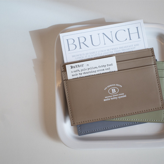 파스텔 컬러 3포켓 카드지갑 20 30대 여자 가죽지갑 선물