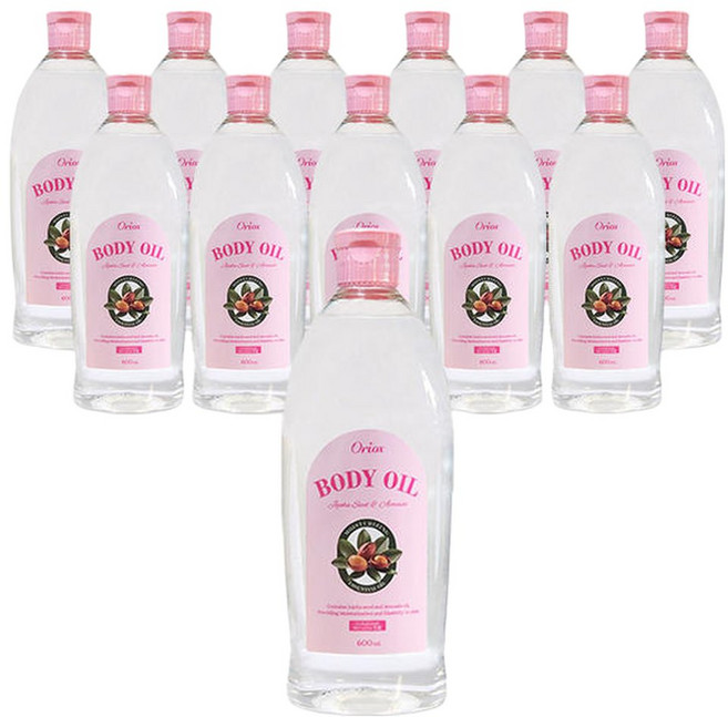 오릭스 바디오일 600ml x 12개 마사지 베이비오일