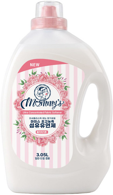 마미스 초고농축 섬유유연제 플러피키튼향, 3.05L, 1개