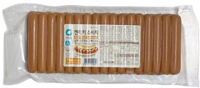 청정원 켄터키 소시지 1박스(1KGX10개) 캔터키후랑크소세지, 10개, 1kg