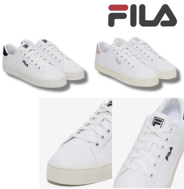 [빠른출고/FILA] 휠라 남여공용 코트 단화 플랫 스니커즈 남자 여자 데일리 운동화 추천 깔끔한 화이트 신발