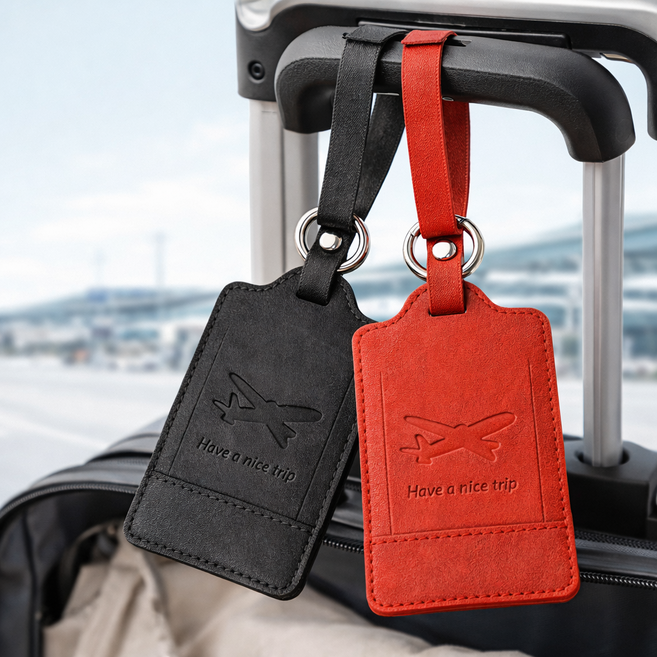 에코플렉트 골프백 네임텍 남자 캐리어택 캐디백 네임택 여자 자수 튜브 이름텍 가방이름표 미니 캐리어 표시 소품 이름 키링 네임 여행 골프 가죽 네임택