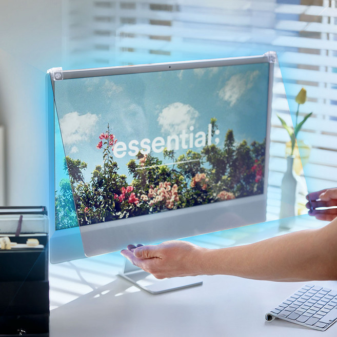 아이오랩스 국내생산 변색없이 선명한 모니터 노트북 시력보호 필름, 거치형, 1개, BLC 27(620x370mm)