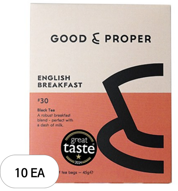 굿앤프라퍼 잉글리쉬블랙퍼스트 티백, 10개, 15개입, 45g
