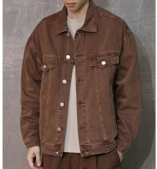 데님 자켓 재킷 오버핏 워크자켓 가을 봄 워크 크롭 빅사이즈 청자켓