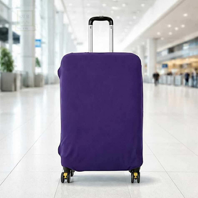 스토어-소유 여행가방덮개 여행 캐리어커버 스판 보호덮개 18형21형 퍼플