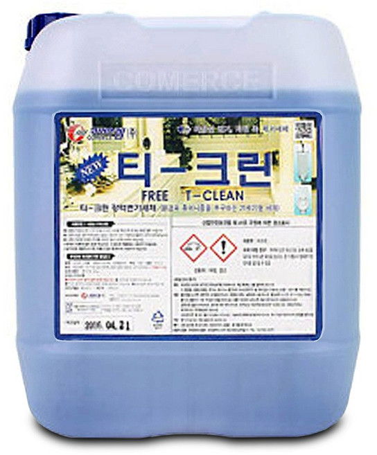 티크린 화장실 타일 변기 강력 살균 세정제 코머스켐, 18.75L, 1개