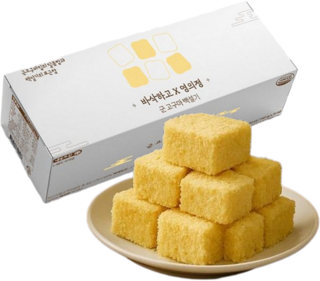 패밀리팜 백설기 군고구마설기 아침대용떡 개별포장, 27개, 40g