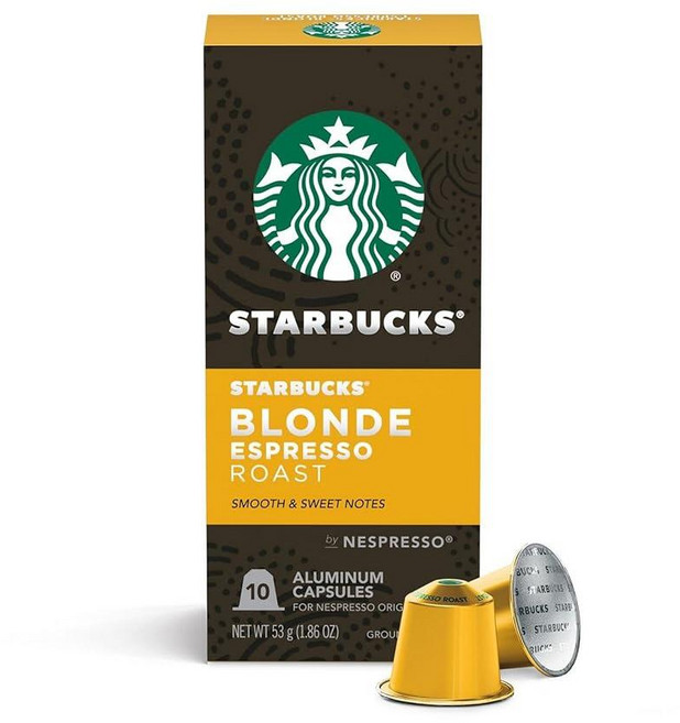 Starbucks 네스프레소 오리지널 라인 블론드 에스프레소 - 10개입
