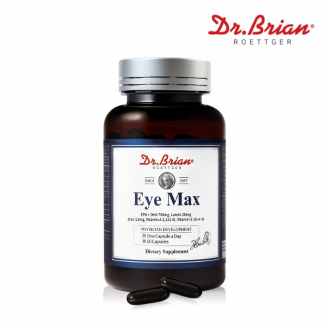 닥터브라이언 아이맥스 5중 복합 영양제, 4개, 상세페이지 참조, 60정