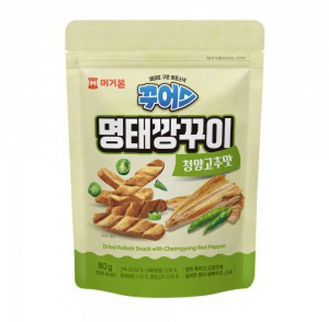 머거본 명태깡꾸이 청양고추맛, 80g, 5개