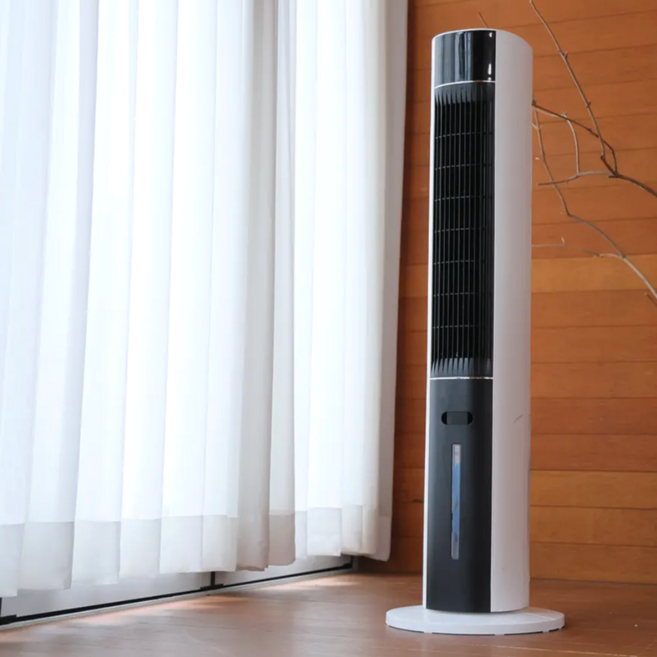 5세대 타워형 냉풍기 이동식 리모컨 에어쿨러 초강력 에어컨, EDIR-3856T