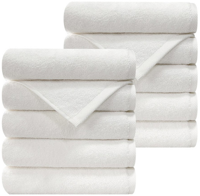 송월타월 내츄럴코지 호텔수건 150g 30수 면사, 아이보리, 10개