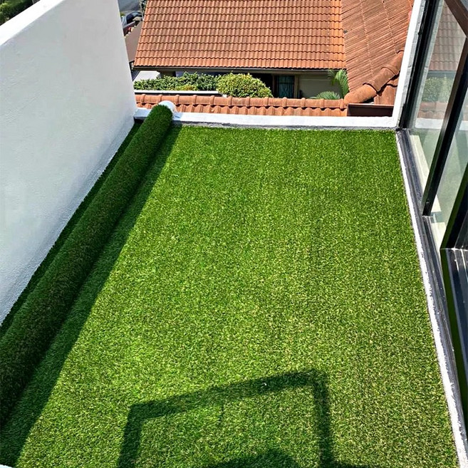 조경용 인조잔디 매트 방염 옥상 테라스 시공 2mx25m 20mm TG-20-2W, 1개, 잔디길이20mm
