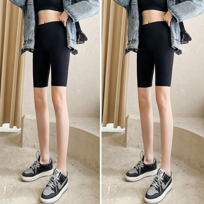 鯊魚褲 女生高腰緊身短褲 運動瑜伽打底褲