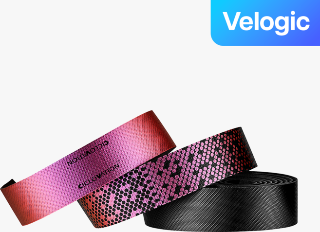 시클로베이션 프리미엄 시텍스 퓨전 카멜레온 자전거 핸들바 테이프, 피닉스 레드, 1세트