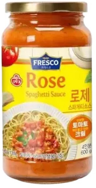 오뚜기 프레스코스파게티소스 로제600g, 600g, 1개