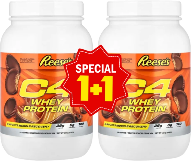 1+1 C4 셀루코어 유청 단백질 리세스 땅콩버터 초콜릿 맛 1.13kg 분리 유청 단백질 / 해외직구 미국정품, 2개 - 쿠팡