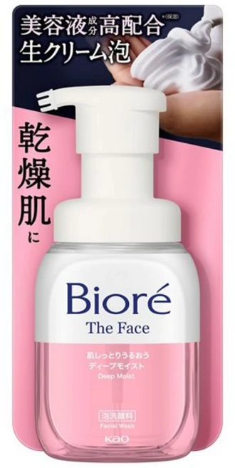 비오레 더 페이스 딥 모이스트 페이셜 워시, 1개, 200ml - 쿠팡