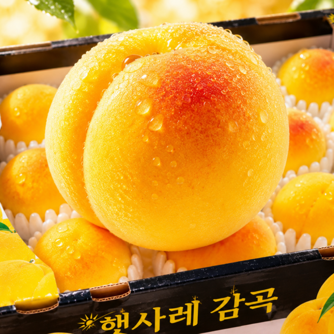 8위 - [한정특가] 산지직송 장호원 황도 햇사레복숭아, 1박스, 2kg (중과)