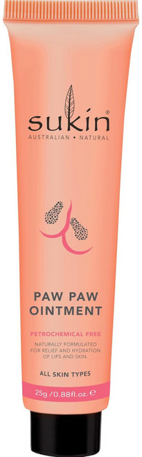 Sukin 수킨 Paw Paw 포포크림 멀티 보습 연고 입술 건조케어 25g, 1개