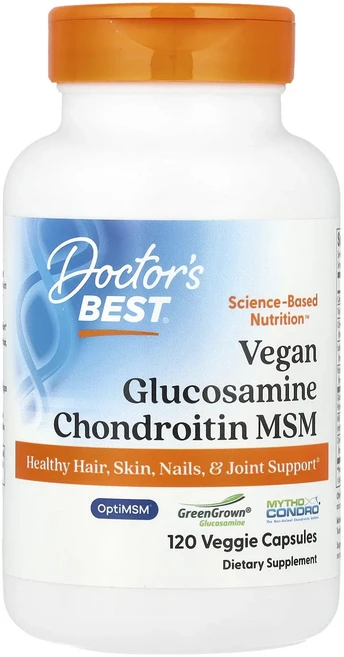 몸관리하세요 겨울입니다 Doctor's Best 비건 글루코사민 콘드로이틴 MSM 베지 캡슐 120정 특별관리진행, DoctorsBest비건글루코사민콘드로이틴MSM베지캡슐, 1개 - 쿠팡