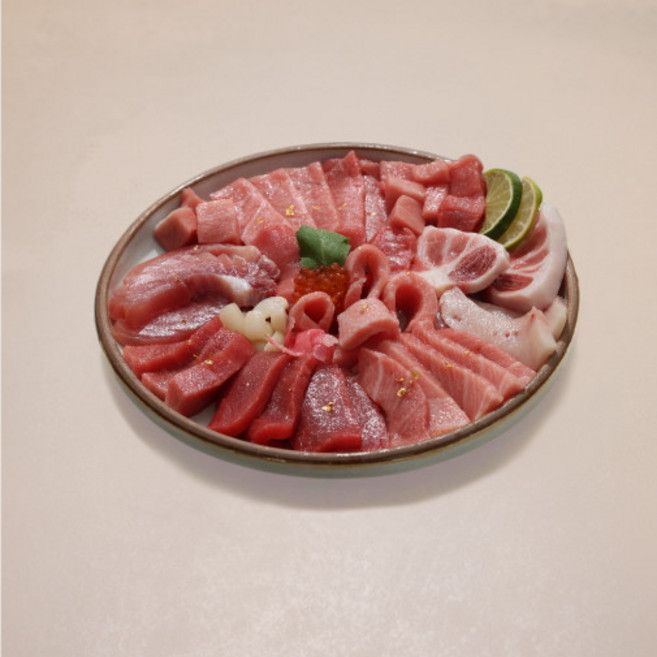 [참치온] 냉동 참치회 부위 별 골라 담기-포장단위(200g) 오늘은 이걸로 (참치회 부위별 모음), 1개, 03. 참다랑어 중뱃살(주도로) - 200g, 1g