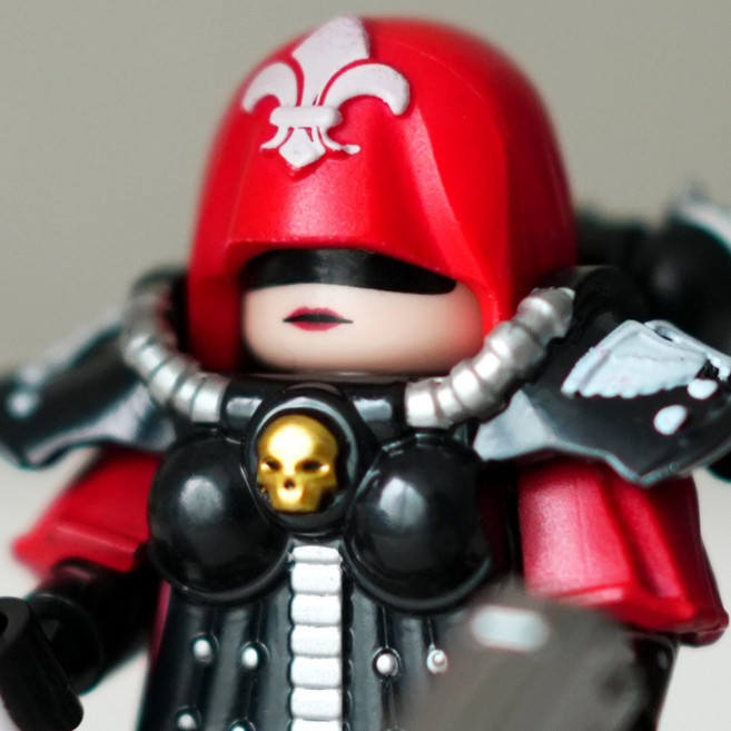 핸드브릭 팩토리 커스텀 워해머 40k 미니브릭 피규어 호환 블록호환, 04. 시스터 세론