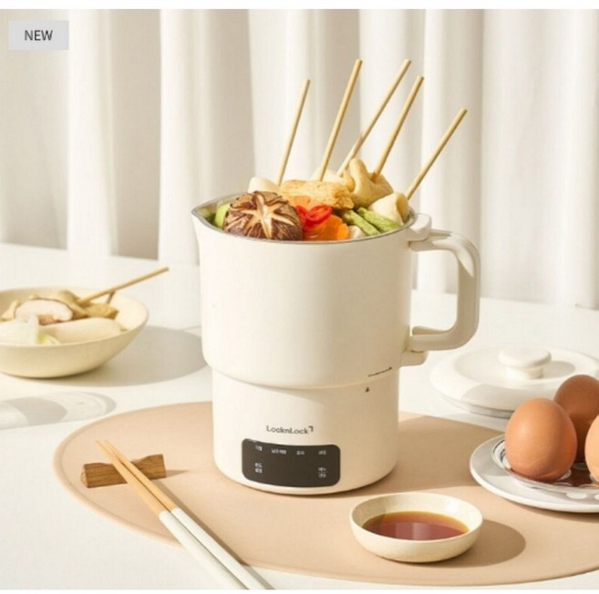 신일 프리볼트 트래블팟 여행용 휴대용 전기포트 접이식포트 라면포트 전기냄비 폴딩포트 4칼라, 트래블팟 화이트