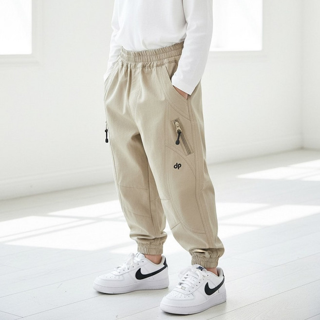 달콩슈 남아용 간절기 9부 조거 팬츠 바지 아동 유아 DKW143