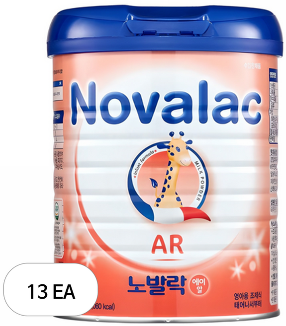 노발락 AR 구토분유, 800g, 13개