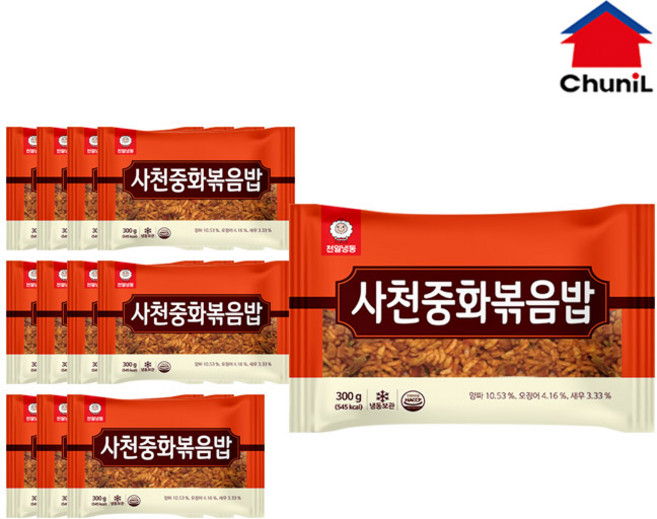 [자연맘스토리] 천일 사천중화 볶음밥 300g x 12개