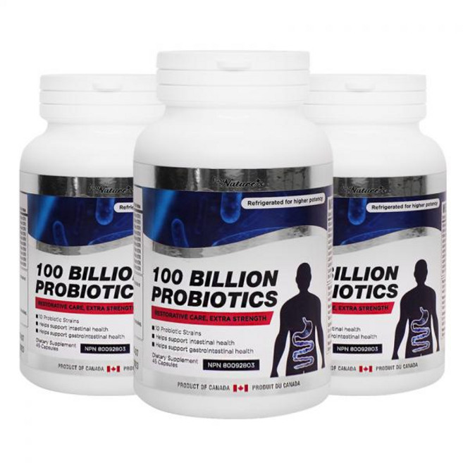 PNC Probiotics 포스트바이오틱 생 유산균 1000억(캐나다) 3병