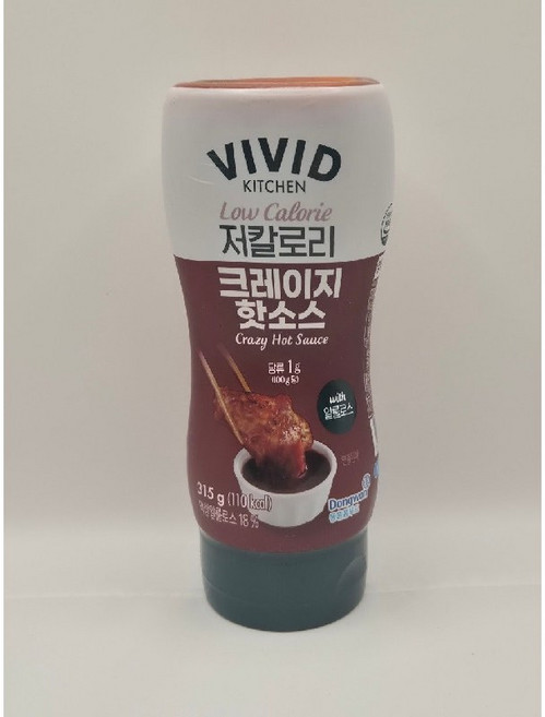 비비드키친 저칼로리 크레이지핫소스, 315g, 1개