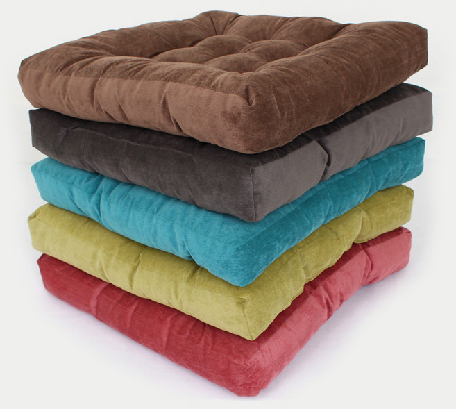 꽃분이네 두꺼운 사각방석 55cm 65cm 쇼파 대형방석 큰방석 키높이 등받이, 그레이