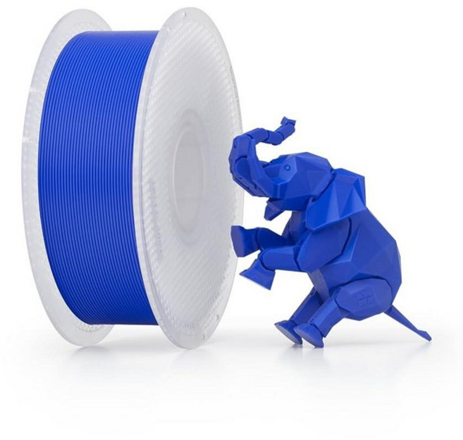 Bambu Lab PLA 기본 필라멘트 1.75mm 1kg 스풀 - PLA 3D 프린터 필라멘트 매끄러운 마감 낮은 뒤틀림 쉬운 인쇄 Bambu Lab 및 대부분의 FD, 블루 (10601 - 헥스 #0a2989)