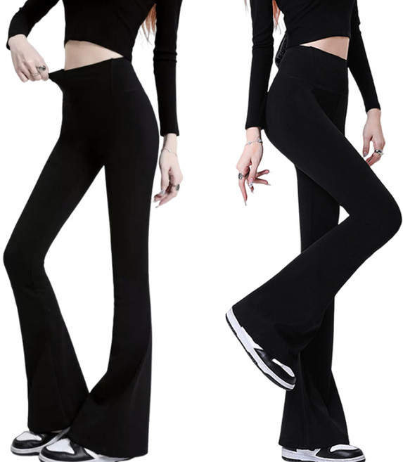 넥스트엣지 1+1 몸매가 예뻐 보이는 나팔바지 부츠컷 레깅스 필라테스 요가 하이웨스트 밴딩 팬츠