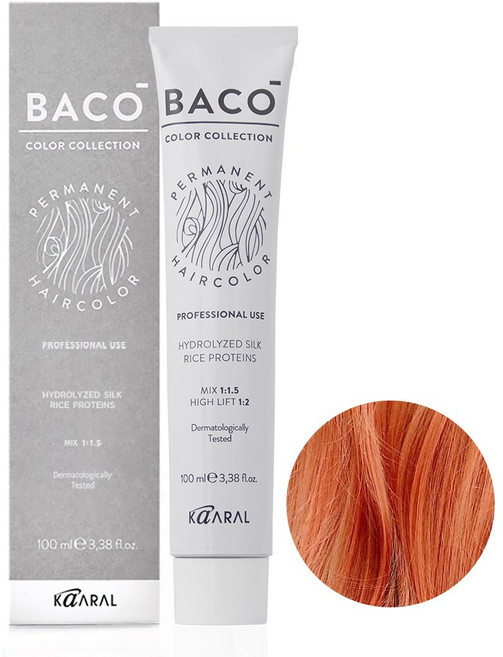 카랄 바코염색약 컬러 컬렉션 고밀도 색소함량이높은 헤어염색약 조정색, 오렌지_C1, 1개