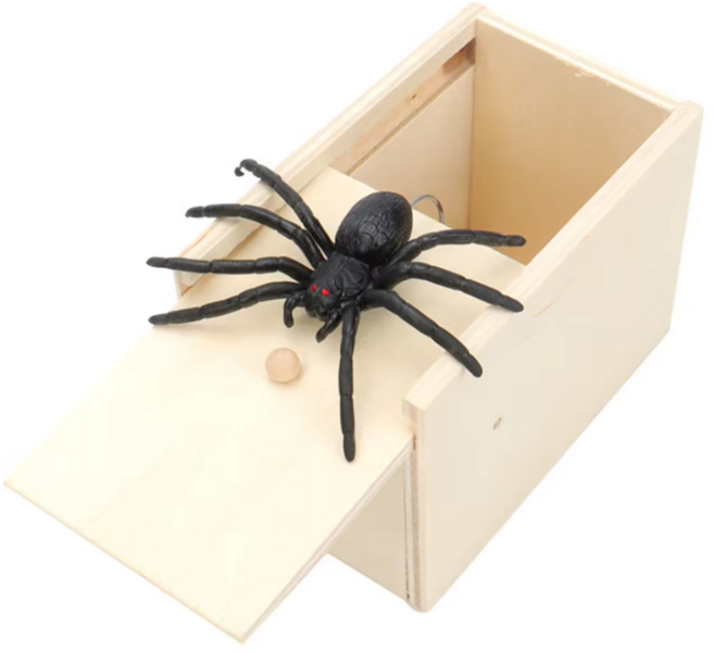 딱템스 서프라이즈 상자 깜짝 거미 박스 만우절 장난