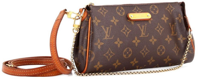 루이 비통 중고 에바 핸드백 모노그램 캔버스 클러치