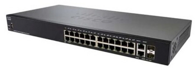 CISCO SG220-26-K9-EU 시스코 기가 24포트 2SFP 스마트 스위칭허브, 1개