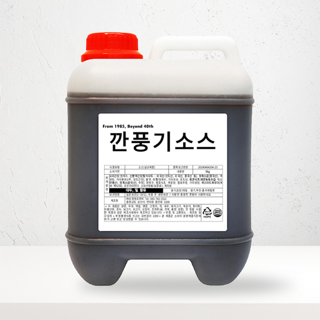 펀테이블 깐풍기소스 5kg 중화요리소스