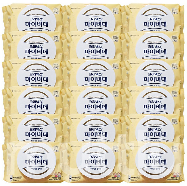 마이비데 키즈 화장실용 물티슈 리필형, 55g, 40매, 18개