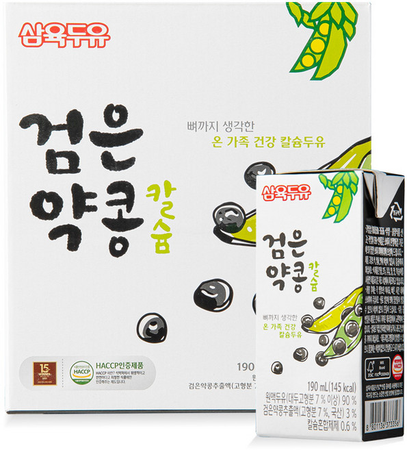삼육 검은약콩칼슘두유 190ml