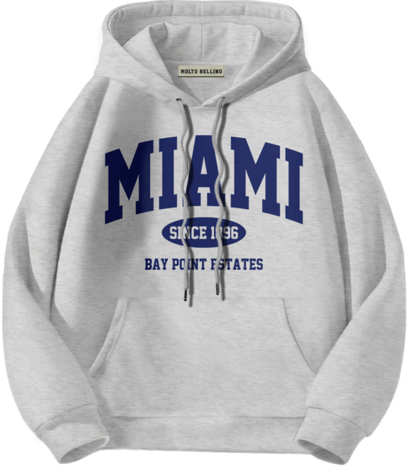 몰토벨리노 토르소 기모 TST 마이애미 스탠다드핏 후드티