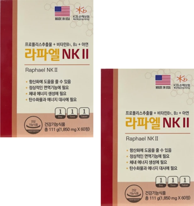 프리미엄 라파엘NK 미국 프로폴리스 아연 비타민 초유 상황버섯 차가버섯 영지버섯 아가리쿠스 로열젤리 아르지닌 알로에베라, 1개, 120정 - 쿠팡
