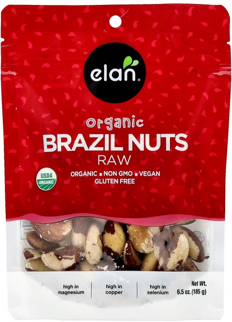 Elan Brazil Nuts Raw 6.5 oz 185 g, 1, 185g - 쿠팡