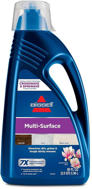 비셀 다목적 세정제 2.36L 1팩 프레쉬 BISSELL MultiSurface Floor Cleaning Formula for Crosswave, 1개