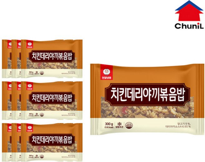 [자연맘스토리] 천일 치킨데리야끼 볶음밥 300g x 10개