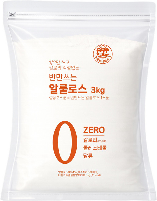반만쓰는 알룰로스, 1개, 3kg